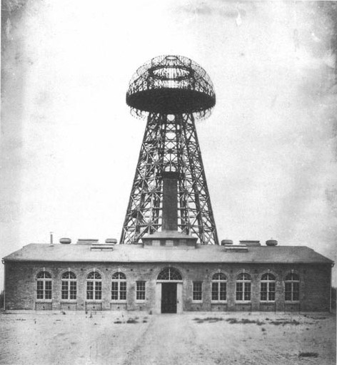 Tesla's Wardenclyffe Broadcast Tower, Long Island, 1904