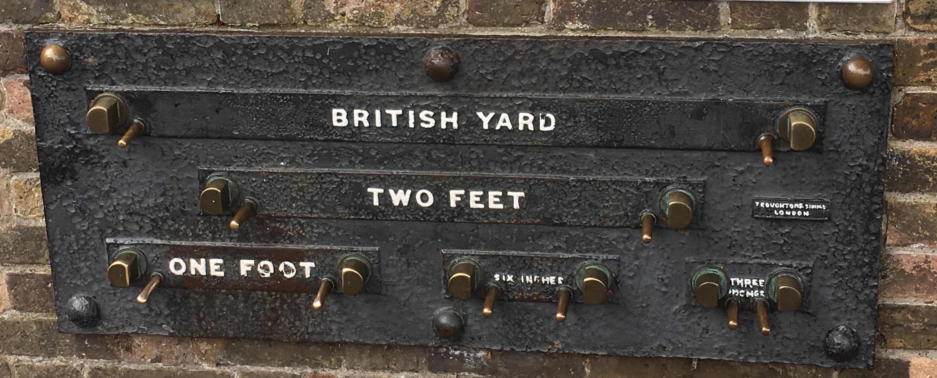British Length Standards, Greenwich, England, Photo by Author