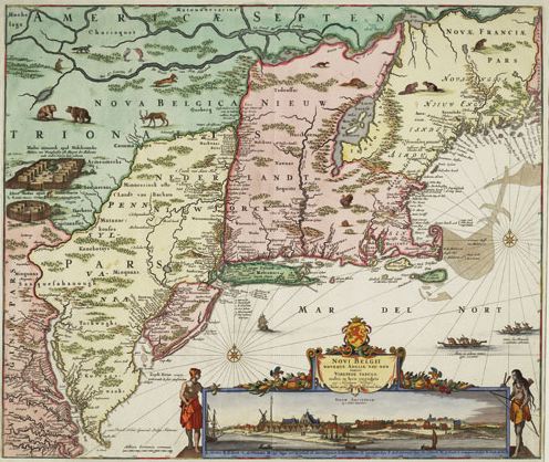 Jansson-Visscher Dutch Map, 1650