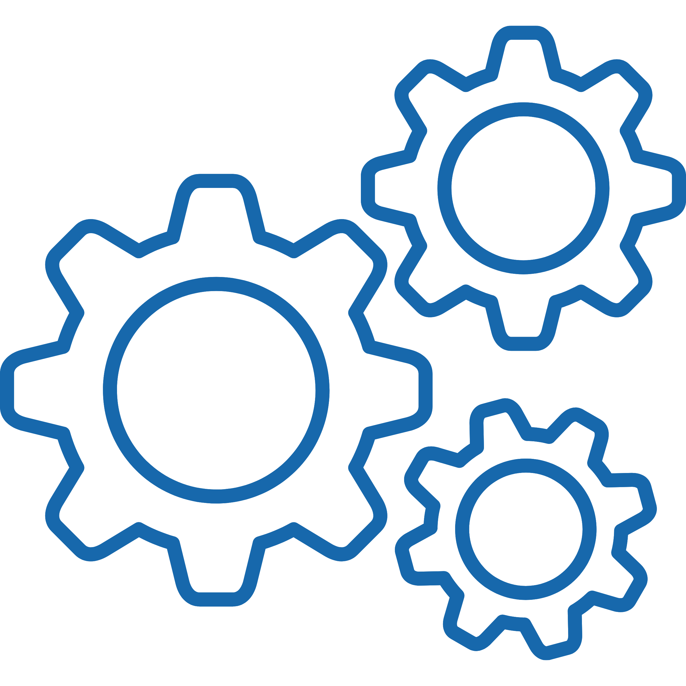 Graphic of a microscope with circles connected with lines inside