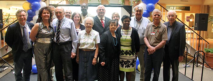 ACC founding faculty, staff, and early trustees gathered to help celebrate the college's 40th anniversary. 