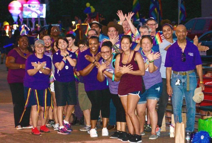 More than 300 students, faculty, and staff attended the annual Austin PRIDE parade and festival August 27. The Student Engagement & Success Office and the LGBT eQuity Committee coordinated ACC's participation and hosted a float.