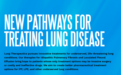 Lung Therapeutics, Inc. Raises $36 Million in Series C Financing