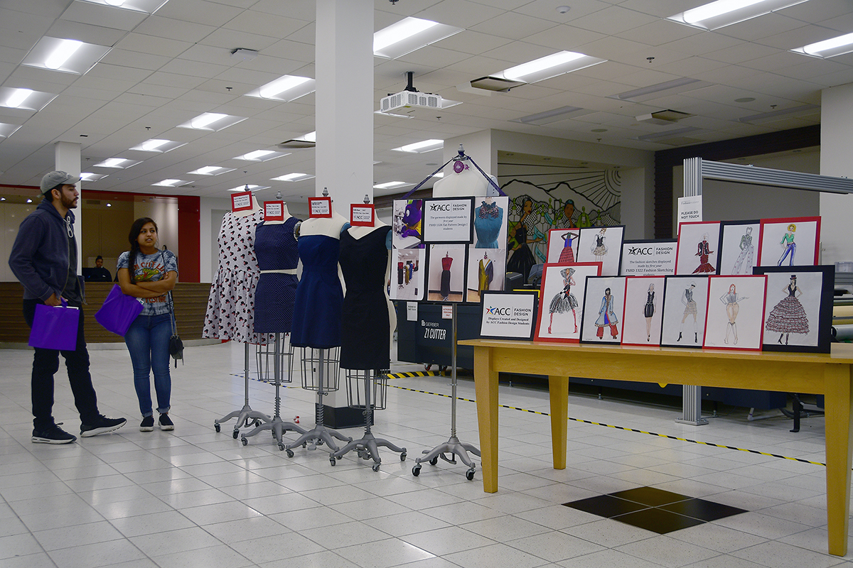 Displays by Fashion Design Students