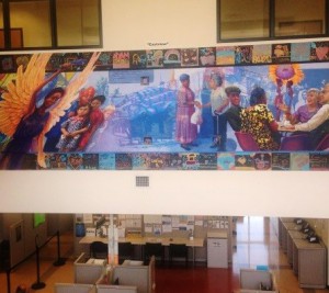 The Eastview Campus mural provides a beautiful glimpse into the history of the neighborhood.