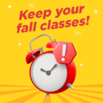 Keep your fall classes graphic