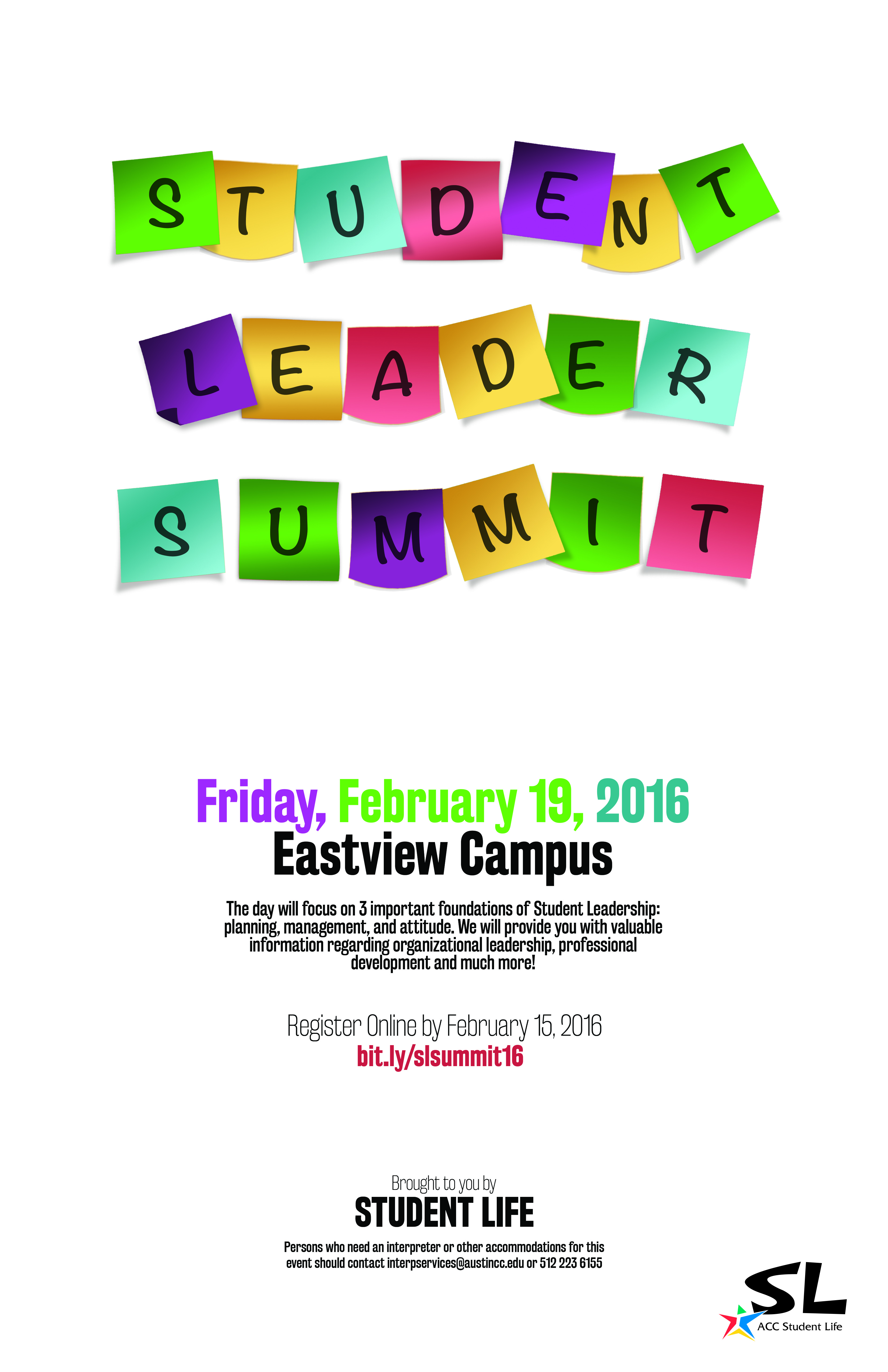 Student Leader Summit | February 19, 2016