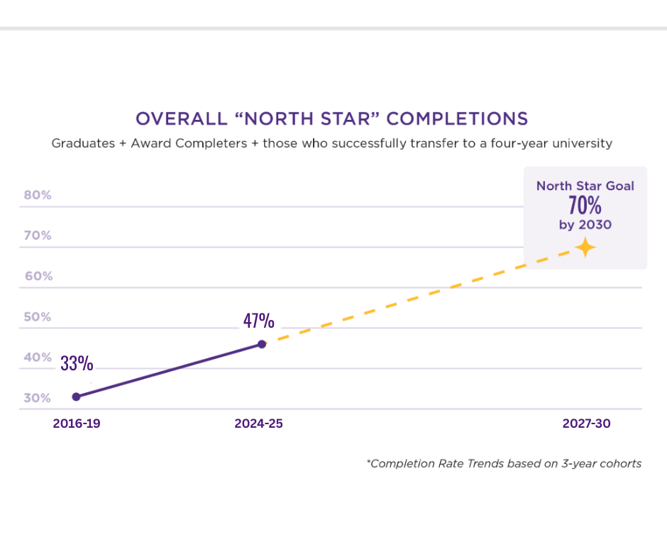 Overall "North Star" completions