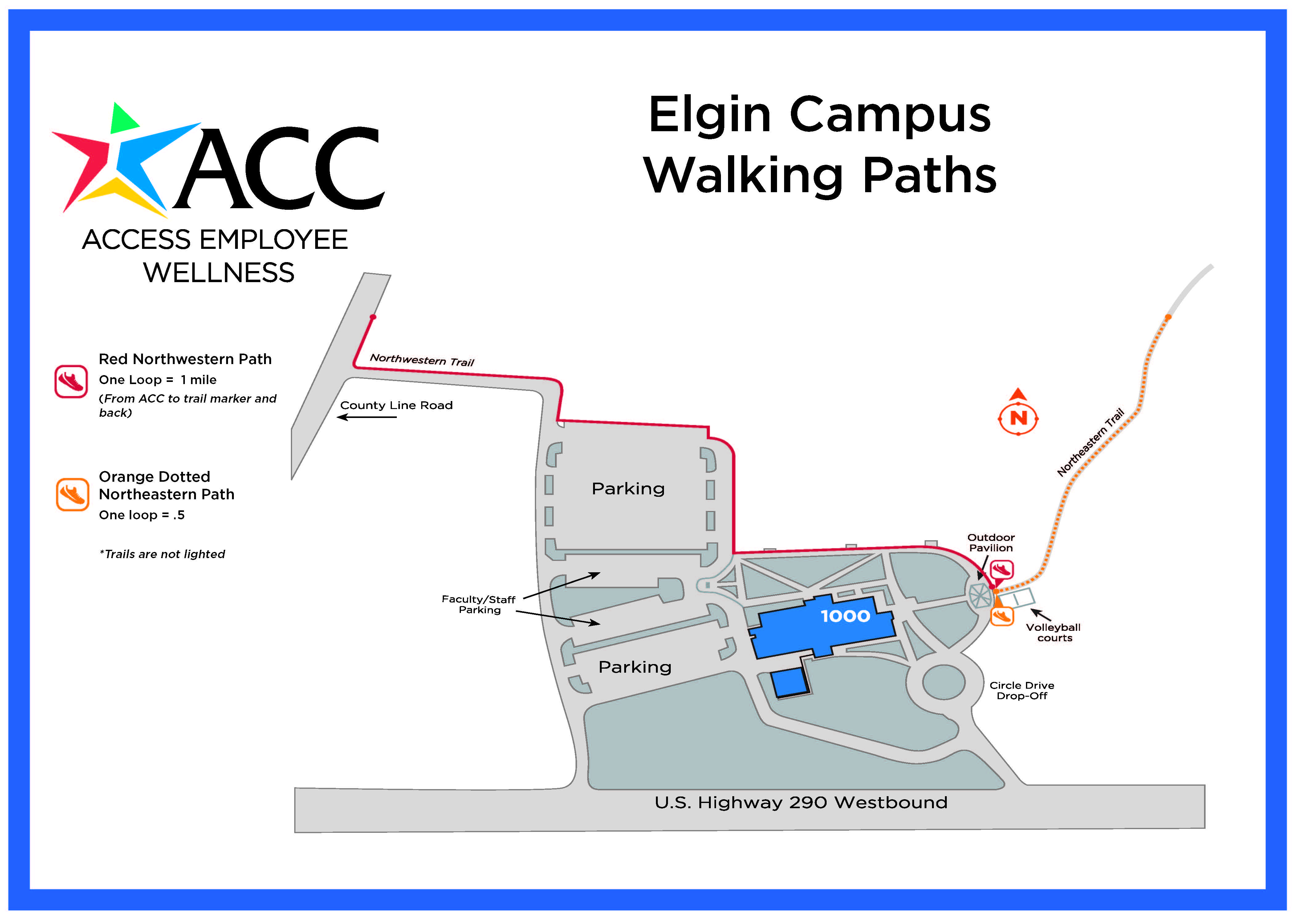 Elgin WalkingPath Maps 21x15