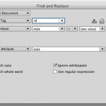 Dreamweaver's Find and Replace Specific Tag