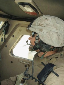 Sean Moore in Iraq