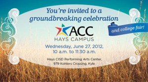 Hays Groundbreaking Celebration and College Fair